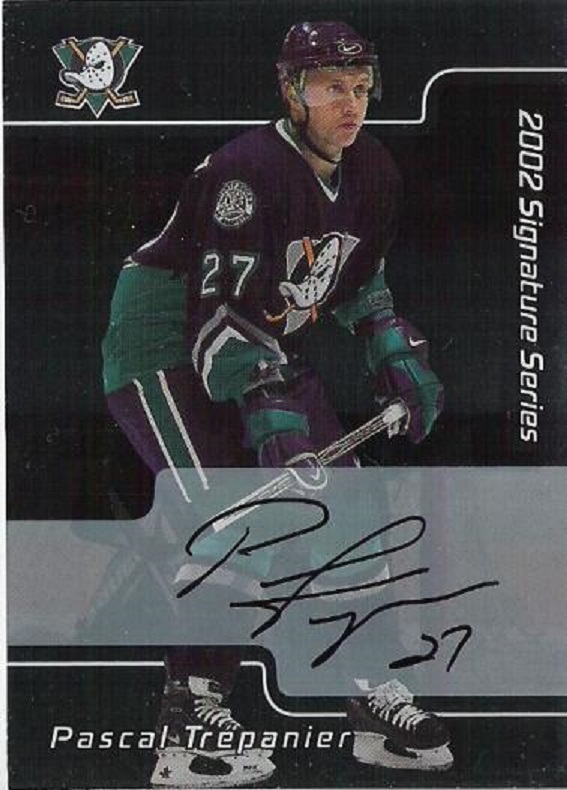 2001-02 BAP Signature Series Autographs #87 Pascal Trepanier (image for) 2001-02 BAP Signature Series Autographs #87 Pascal Trepanier