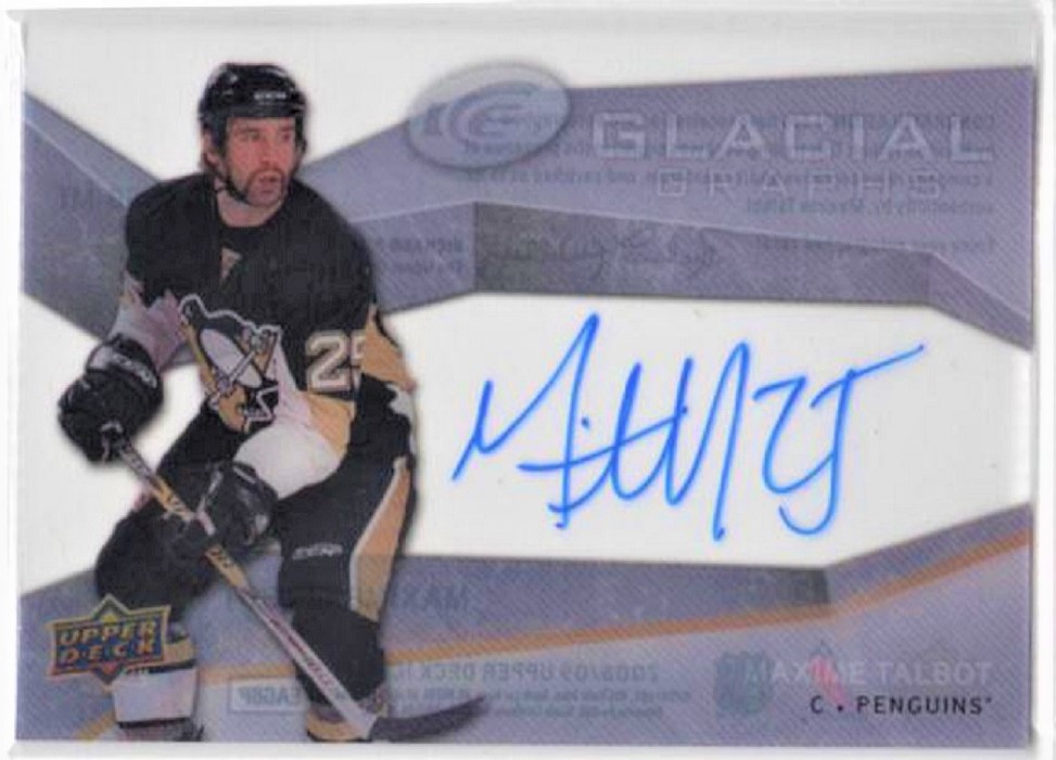 (image for) 2008-09 Upper Deck Ice Glacial Graphs #GGMT Maxime Talbot