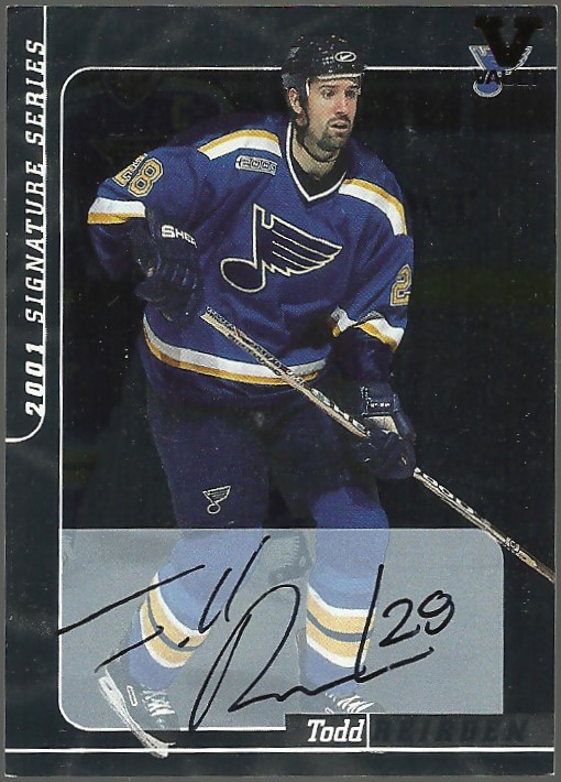(image for) 2000-01 BAP Signature Series Autographs #23 Todd Reirden VAULT