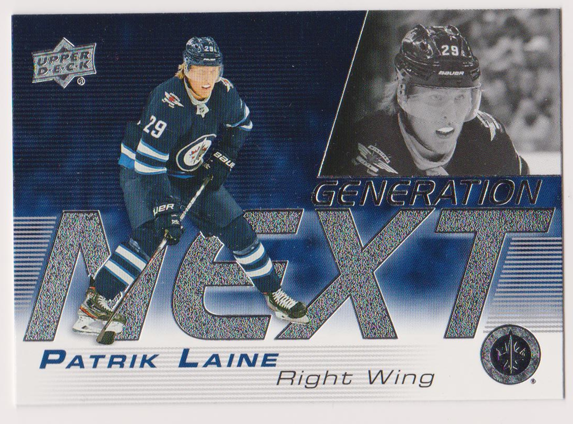2019-20 Upper Deck Generation Next #GN8 Patrik Laine (image for) 2019-20 Upper Deck Generation Next #GN8 Patrik Laine