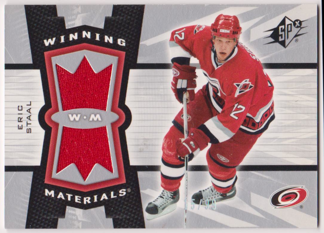 (image for) 2006-07 SPx Winning Materials Spectrum #WMES Eric Staal 15/99