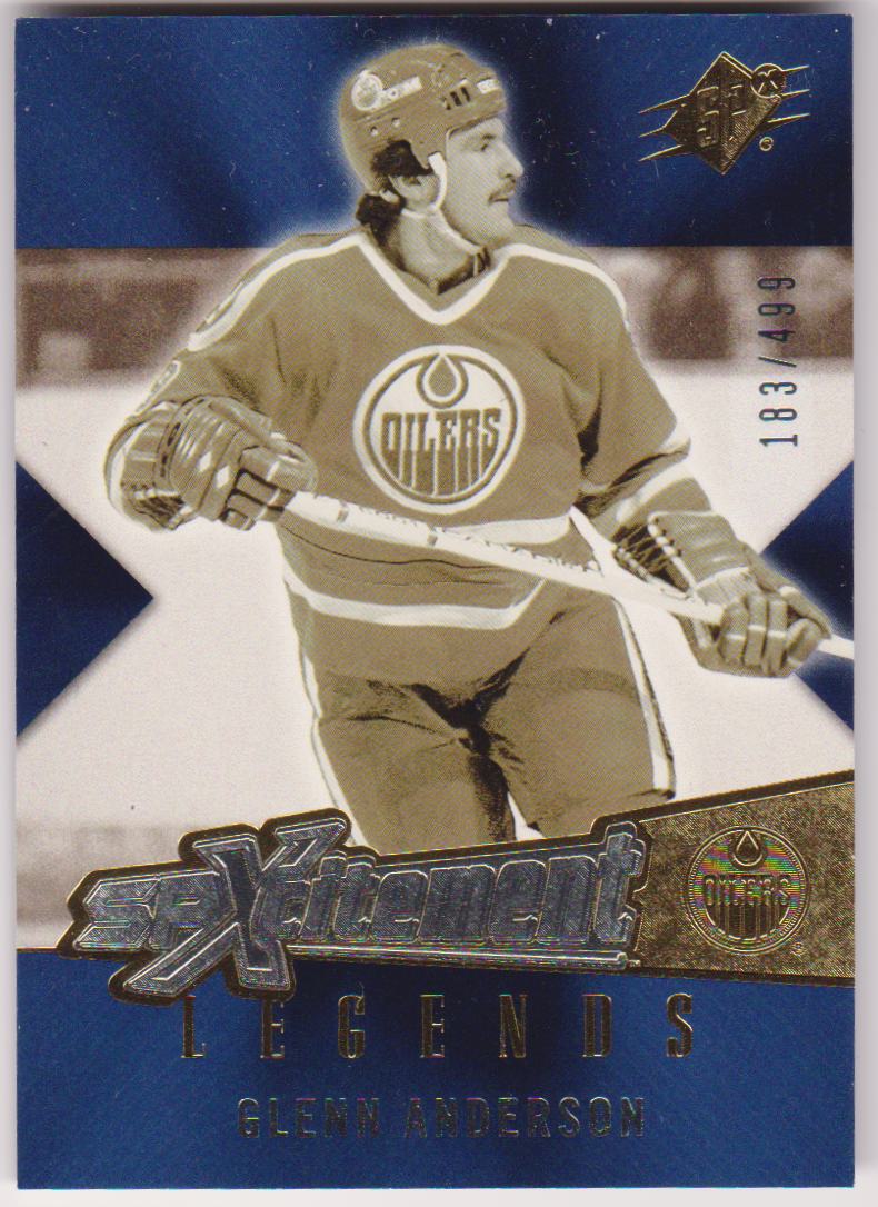(image for) 2005-06 SPx Xcitement Legends #XLGA Glenn Anderson 183/499