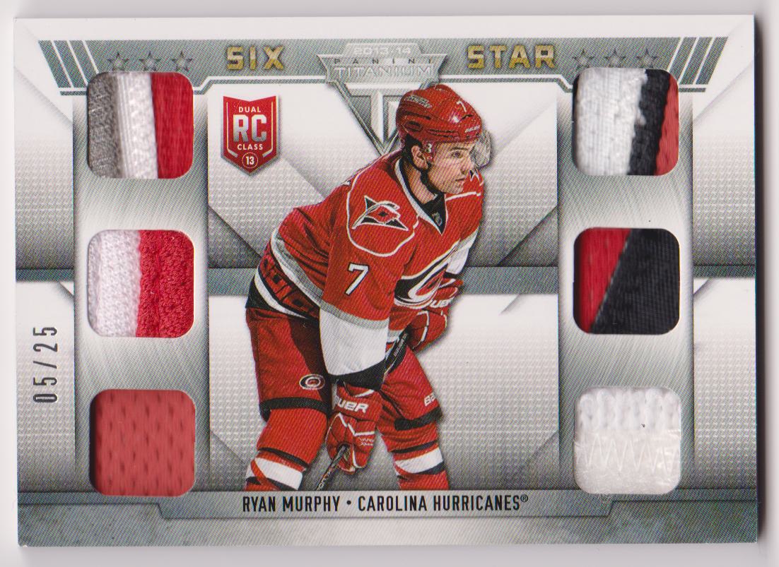 (image for) 2013-14 Panini Titanium Rookie Six Star Memorabilia #R6RMP Ryan Murphy