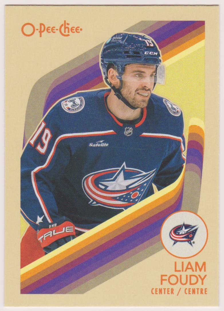 (image for) 2023-24 O-Pee-Chee Retro Blank Back #433 Liam Foudy
