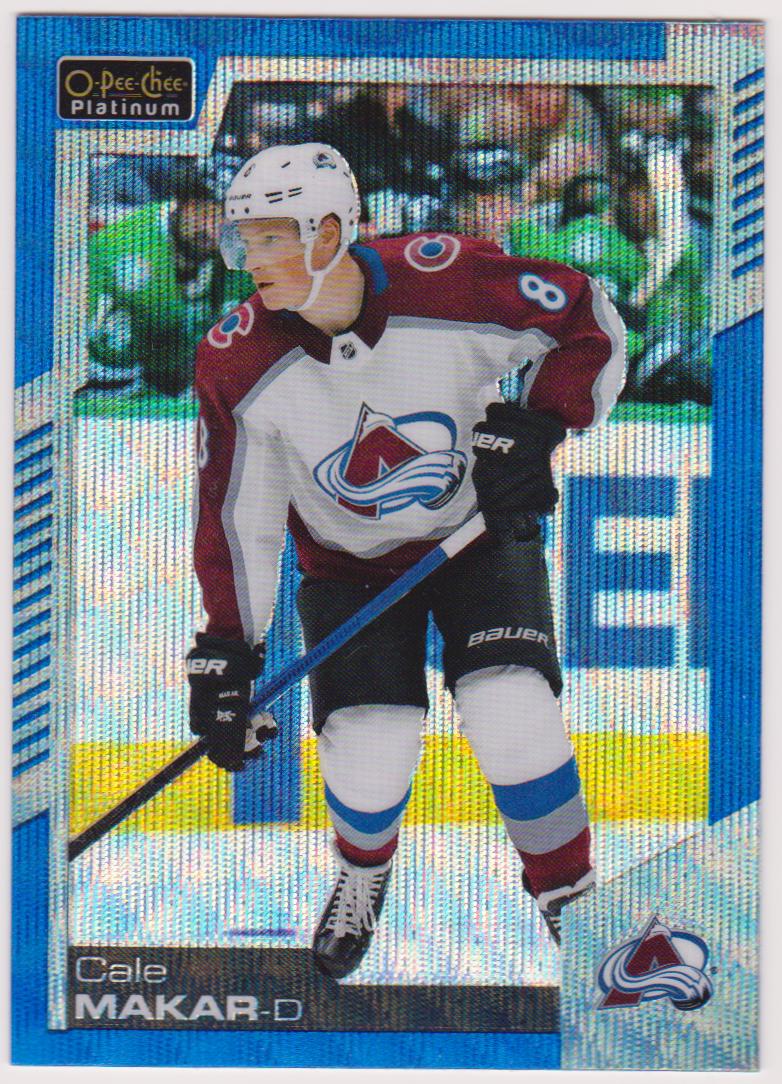 (image for) 2020-21 O-Pee-Chee Platinum Blue Surge #140 Cale Makar