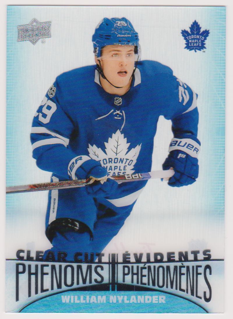 (image for) 2018-19 Upper Deck Tim Hortons Clear Cut Phenoms #CC12 William Nylander