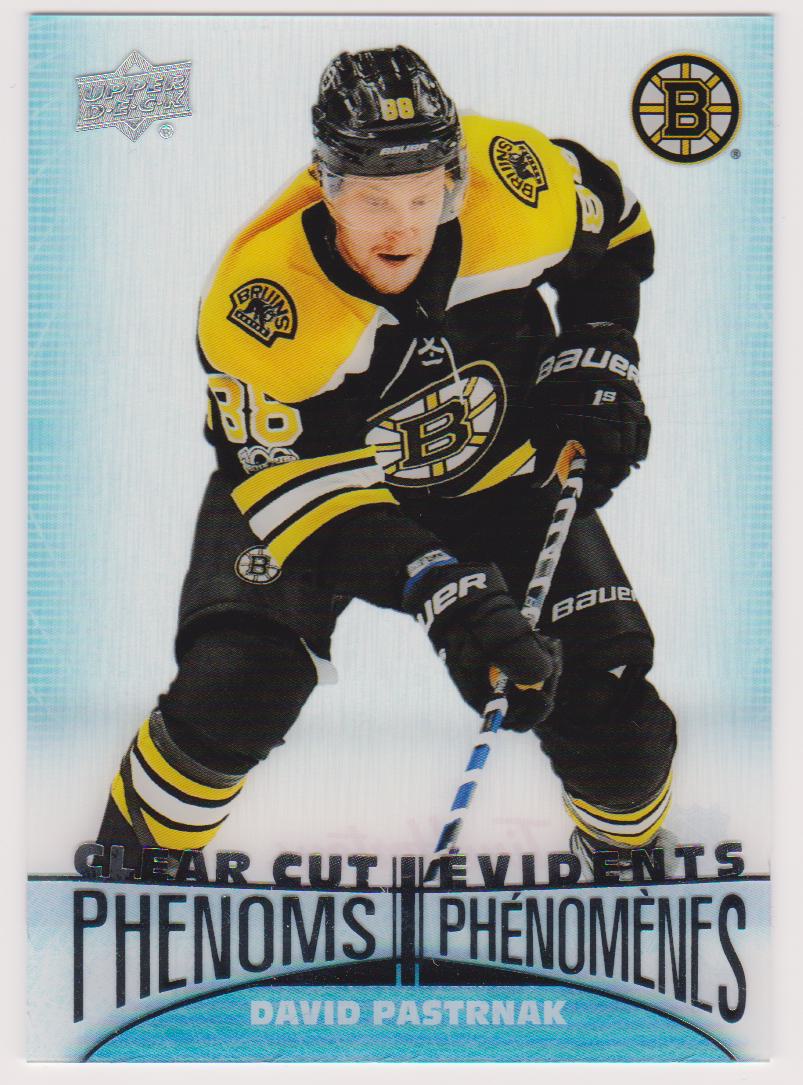 (image for) 2018-19 Upper Deck Tim Hortons Clear Cut Phenoms #CC6 David Pastrnak