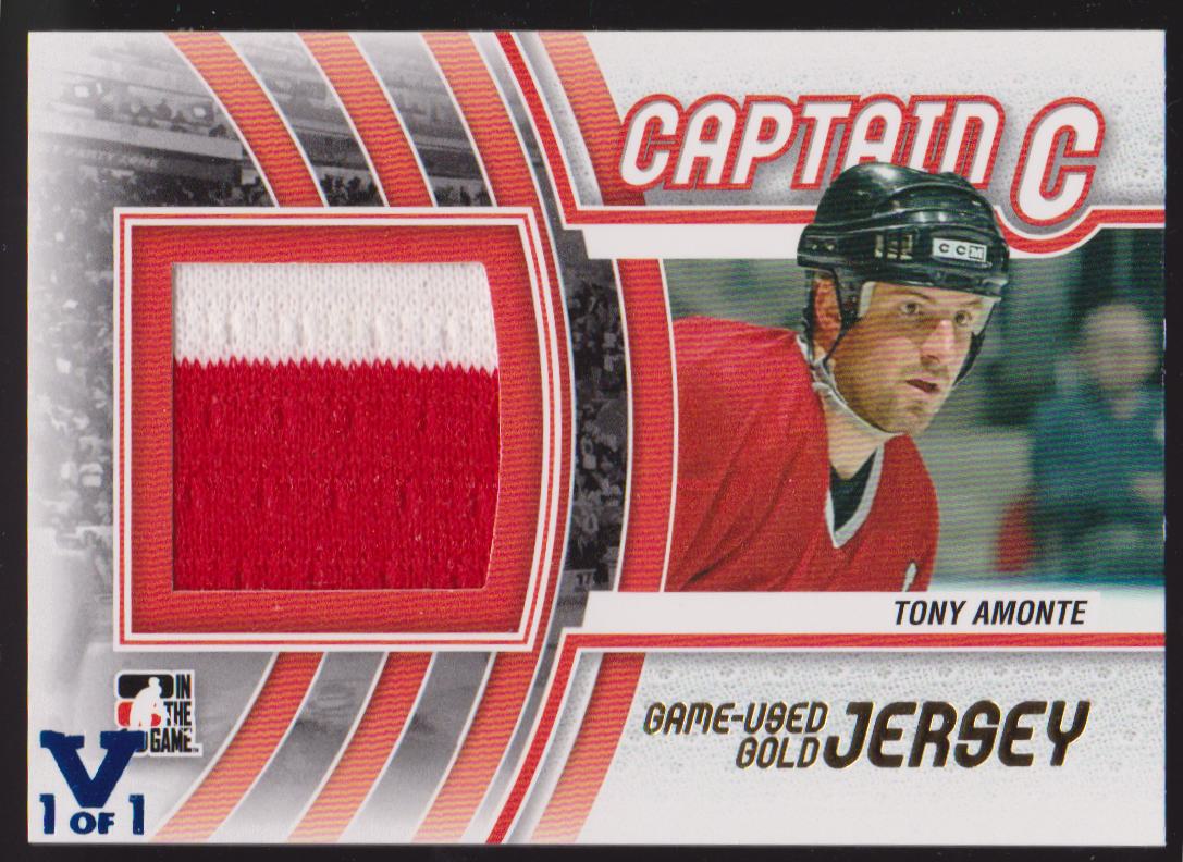 (image for) 2011-12 ITG Captain-C Jerseys Gold #M55 Tony Amonte 1/1