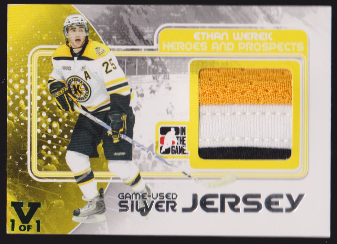 (image for) 2010-11 ITG Heroes and Prospects Jerseys Silver #M13 Ethan Werek