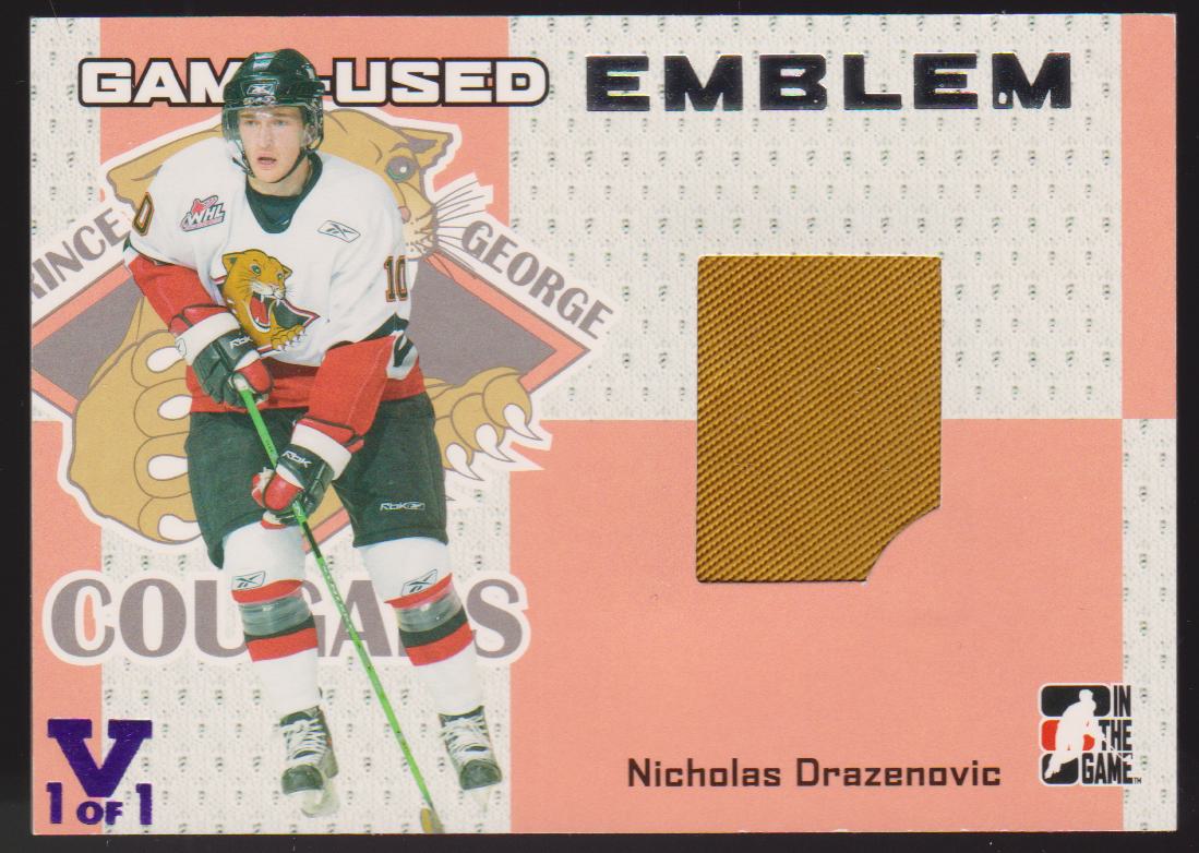 (image for) 2006-07 ITG Heroes and Prospects Emblems Silver #GUE48 Nicholas Drazenovic