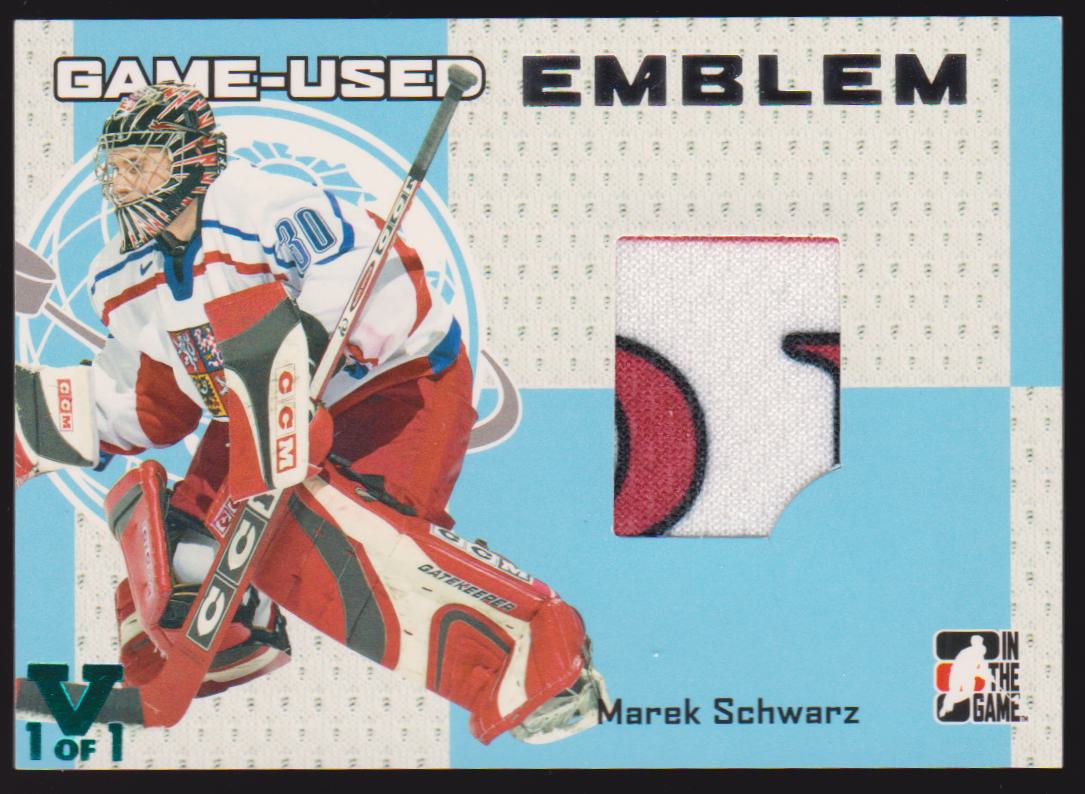 (image for) 2006-07 ITG Heroes and Prospects Emblems Silver #GUE01 Marek Schwarz
