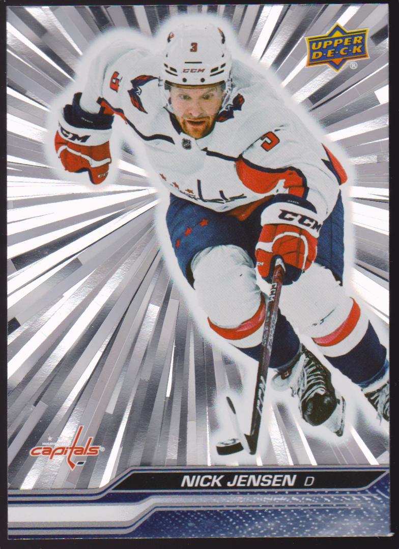 2023-24 Upper Deck Outburst Silver #192 Nick Jensen (image for) 2023-24 Upper Deck Outburst Silver #192 Nick Jensen