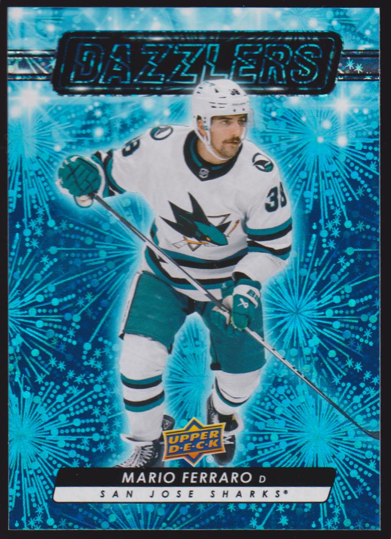 (image for) 2023-24 Upper Deck Dazzlers Blue #DZ24 Mario Ferraro