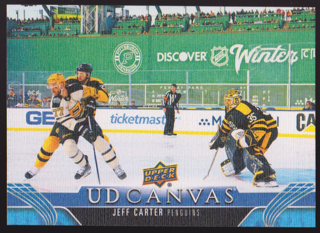 2023-24 Upper Deck UD Canvas #C62 Jeff Carter (image for) 2023-24 Upper Deck UD Canvas #C62 Jeff Carter