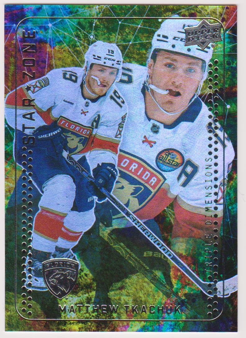 2023-24 Upper Deck Star Zone #SZ1 Matthew Tkachuk (image for) 2023-24 Upper Deck Star Zone #SZ1 Matthew Tkachuk