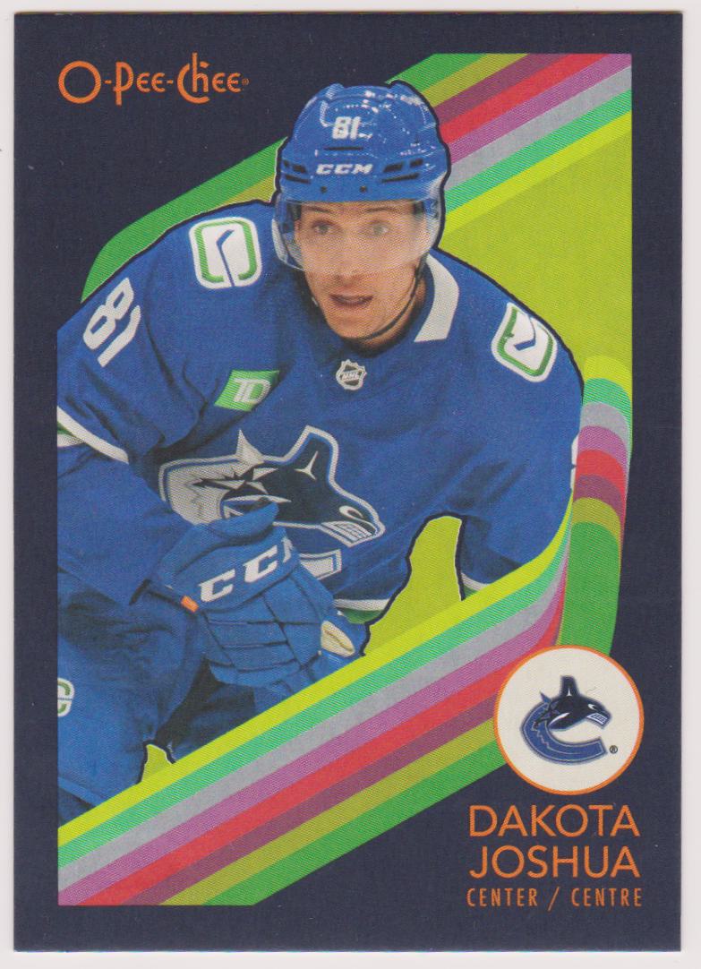 2023-24 O-Pee-Chee Retro Black #384 Dakota Joshua 098/100 (image for) 2023-24 O-Pee-Chee Retro Black #384 Dakota Joshua 098/100