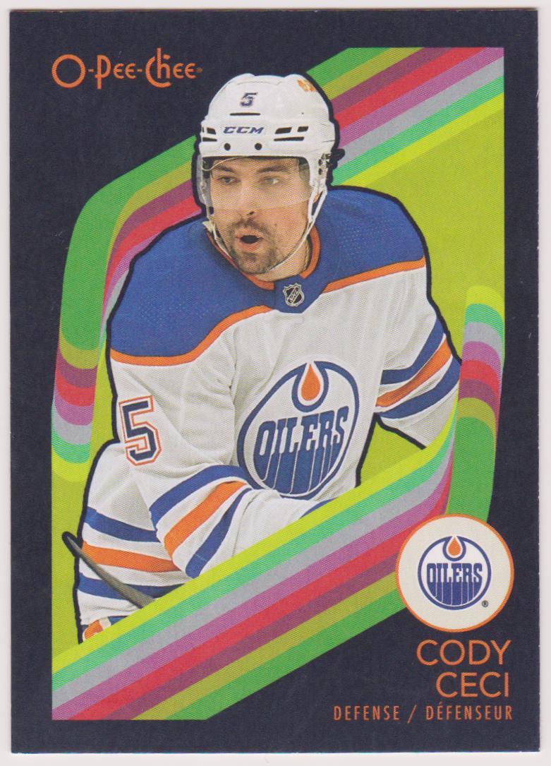 2023-24 O-Pee-Chee Retro Black #340 Cody Ceci 76/100 (image for) 2023-24 O-Pee-Chee Retro Black #340 Cody Ceci 76/100