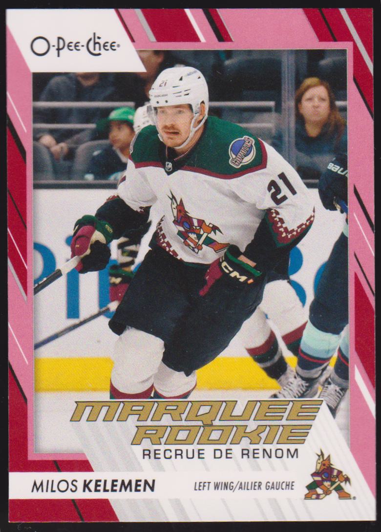 (image for) 2023-24 O-Pee-Chee Red #549 Milos Kelemen - RC Year