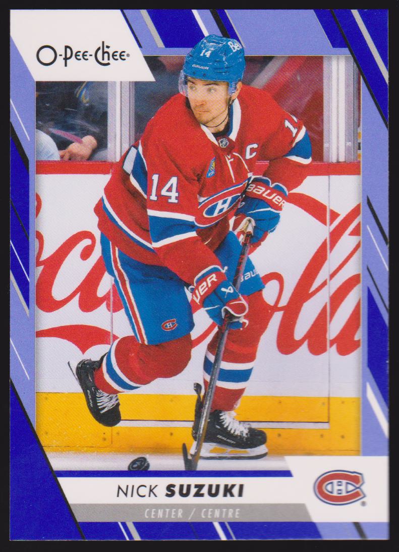 (image for) 2023-24 O-Pee-Chee Blue #18 Nick Suzuki