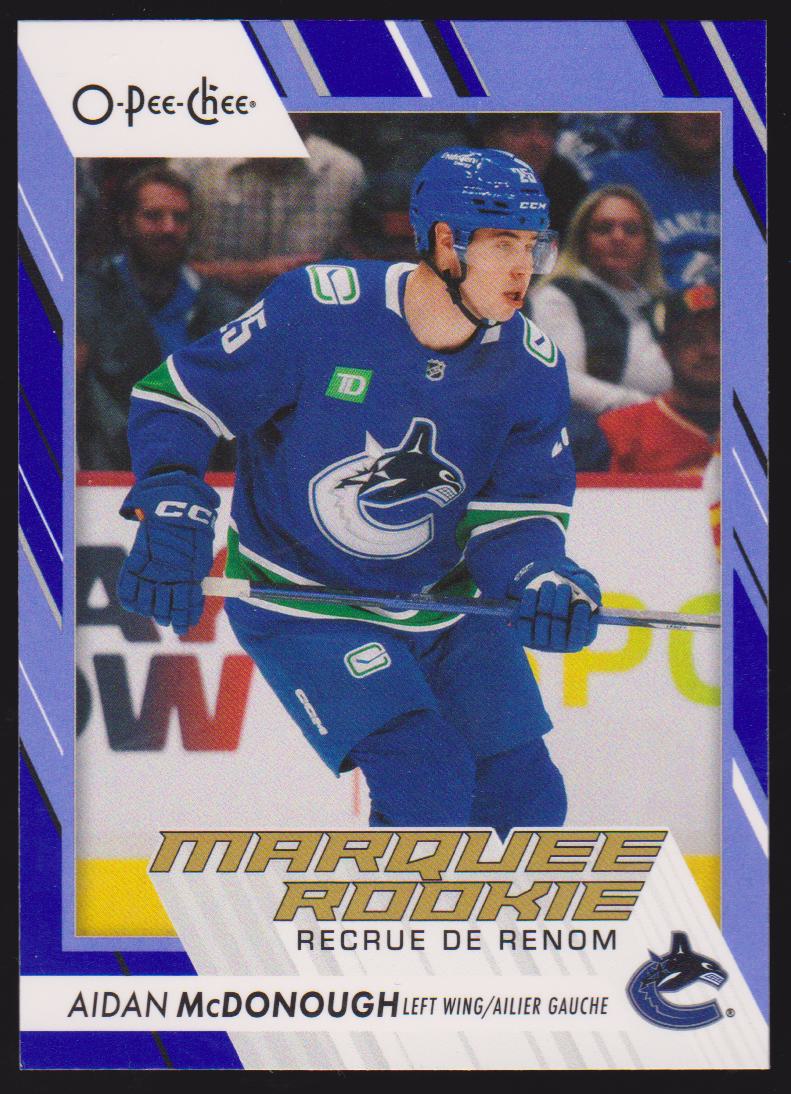 (image for) 2023-24 O-Pee-Chee Blue #569 Aidan McDonough