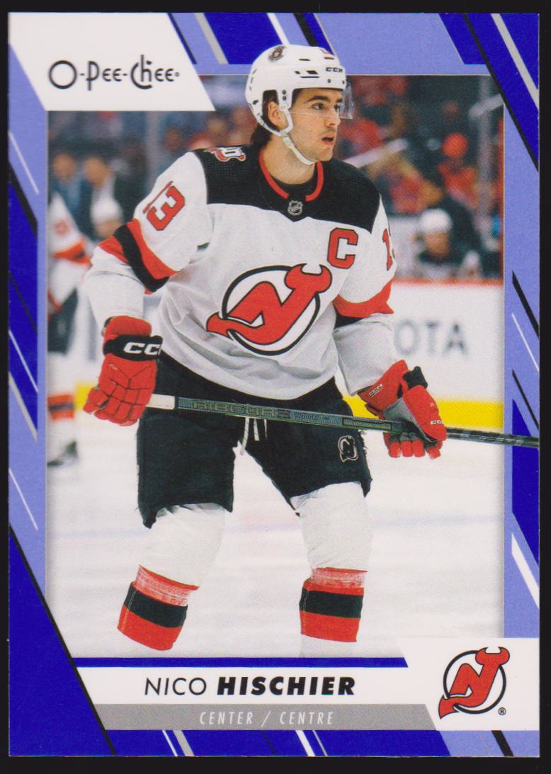 (image for) 2023-24 O-Pee-Chee Blue #162 Nico Hischier