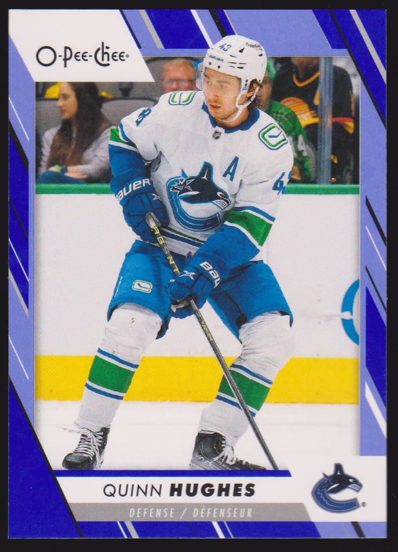 (image for) 2023-24 O-Pee-Chee Blue #48 Quinn Hughes
