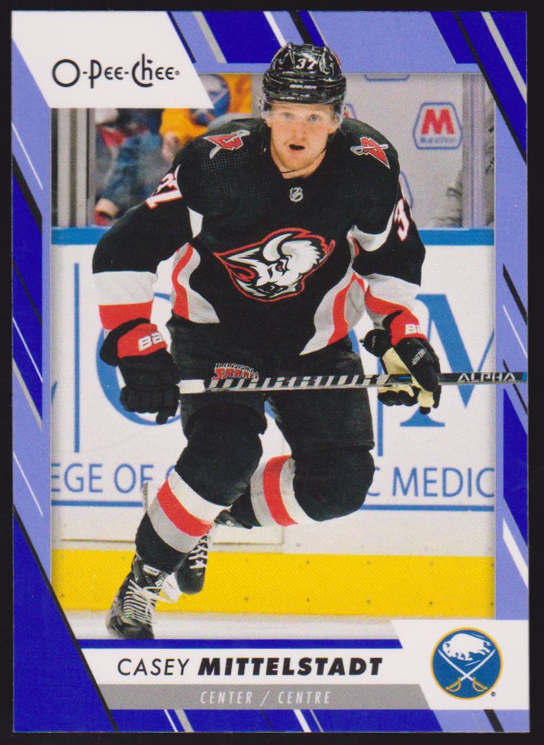 (image for) 2023-24 O-Pee-Chee Blue #366 Casey Mittelstadt