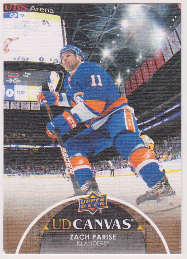 (image for) 2021-22 Upper Deck Canvas #C321 Zach Parise