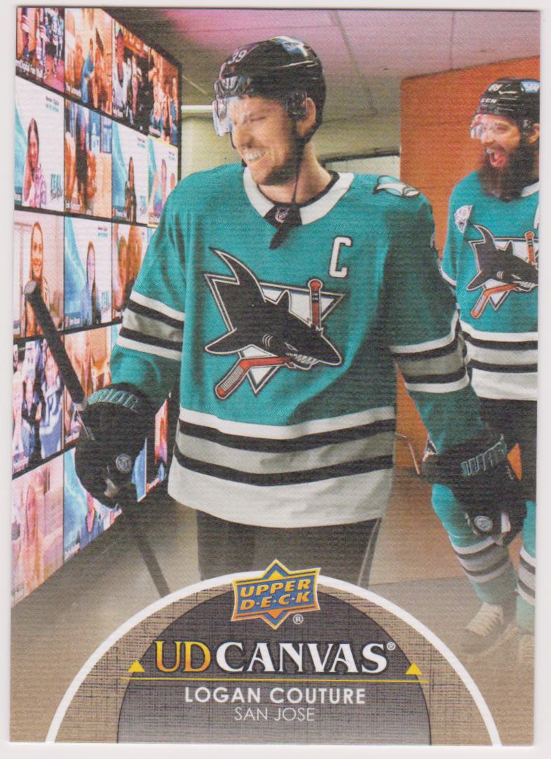 (image for) 2021-22 Upper Deck Canvas #C66 Logan Couture