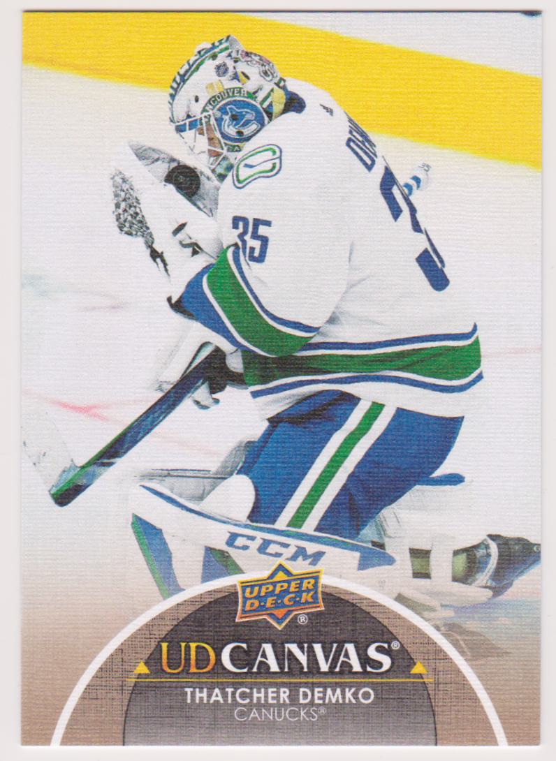 (image for) 2021-22 Upper Deck Canvas #C198 Thatcher Demko