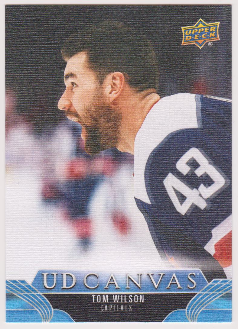 2023-24 Upper Deck UD Canvas #C204 Tom Wilson (image for) 2023-24 Upper Deck UD Canvas #C204 Tom Wilson