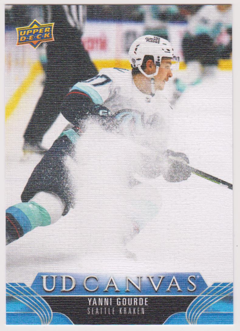 2023-24 Upper Deck UD Canvas #C188 Yanni Gourde (image for) 2023-24 Upper Deck UD Canvas #C188 Yanni Gourde