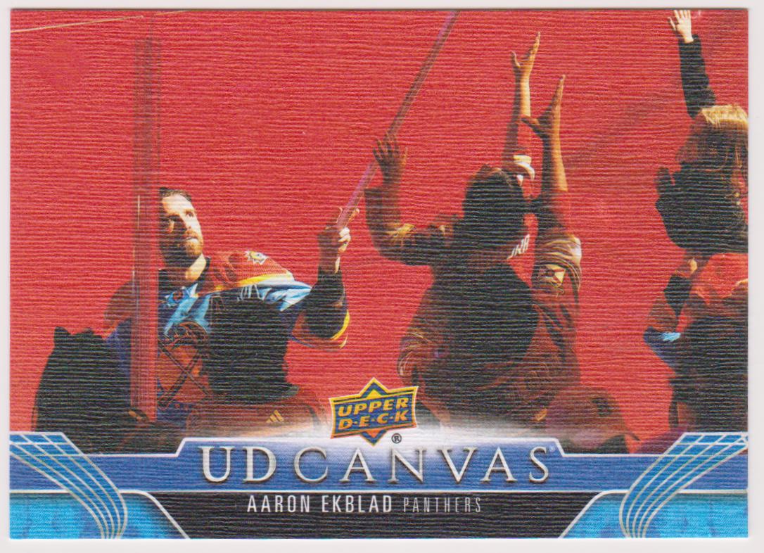 2023-24 Upper Deck UD Canvas #C158 Aaron Ekblad (image for) 2023-24 Upper Deck UD Canvas #C158 Aaron Ekblad