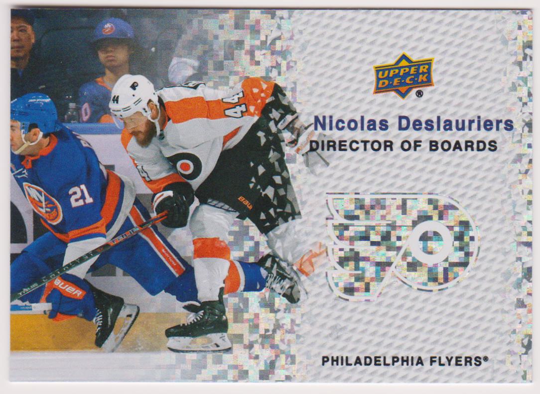 2023-24 Upper Deck Director of Boards Sparkle #DB13 Nicolas Deslauriers (image for) 2023-24 Upper Deck Director of Boards Sparkle #DB13 Nicolas Deslauriers