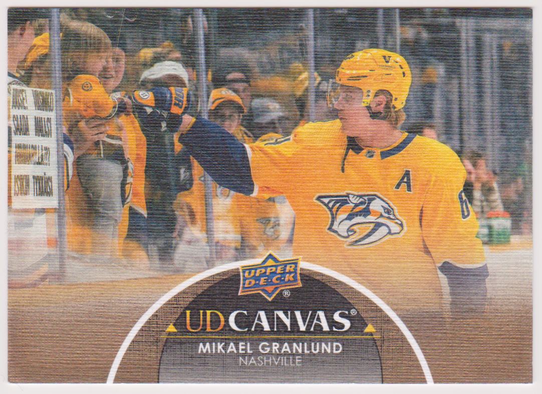 (image for) 2021-22 Upper Deck Canvas #C316 Mikael Granlund