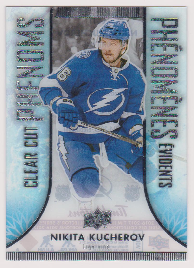 (image for) 2016-17 Upper Deck Tim Hortons Clear Cut Phenoms #CC11 Nikita Kucherov