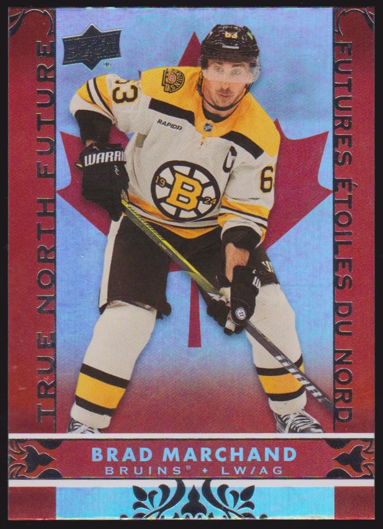 2024-25 Upper Deck Tim Hortons True North Future #TN3 Brad Marchand (image for) 2024-25 Upper Deck Tim Hortons True North Future #TN3 Brad Marchand