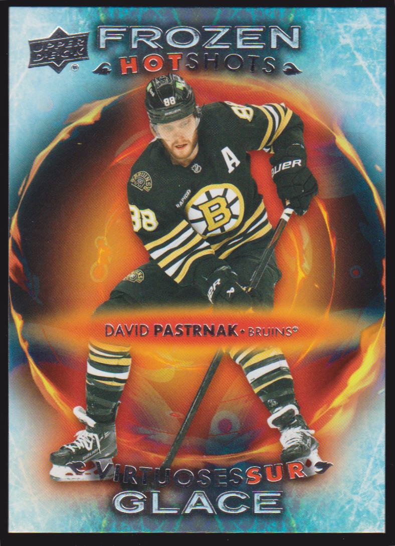 (image for) 2024-25 Upper Deck Tim Hortons Frozen Hotshots #FH8 David Pastrnak