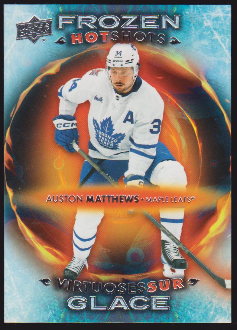(image for) 2024-25 Upper Deck Tim Hortons Frozen Hotshots #FH17 Auston Matthews