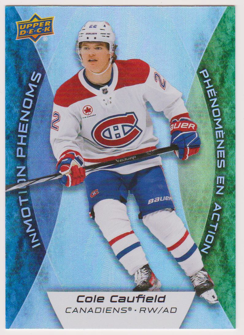 (image for) 2024-25 Upper Deck Tim Hortons InMotion Phenoms #MP5 Cole Caufield