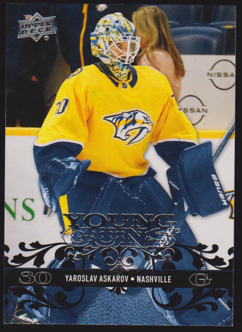 2023-24 Upper Deck '08-09 Upper Deck Retro #T22 Yaroslav Askarov - RC Year (image for) 2023-24 Upper Deck '08-09 Upper Deck Retro #T22 Yaroslav Askarov - RC Year