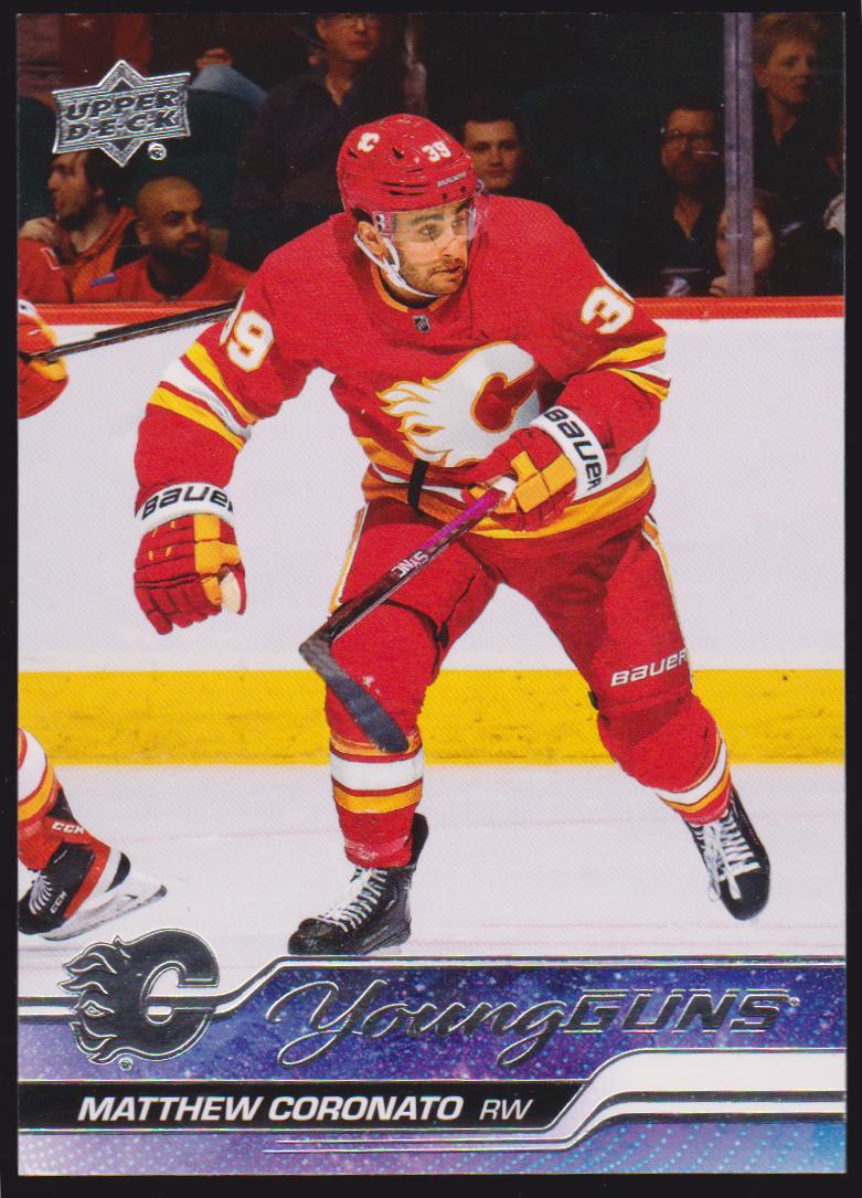 2023-24 Upper Deck #201 Matthew Coronato Young Guns RC (image for) 2023-24 Upper Deck #201 Matthew Coronato Young Guns RC