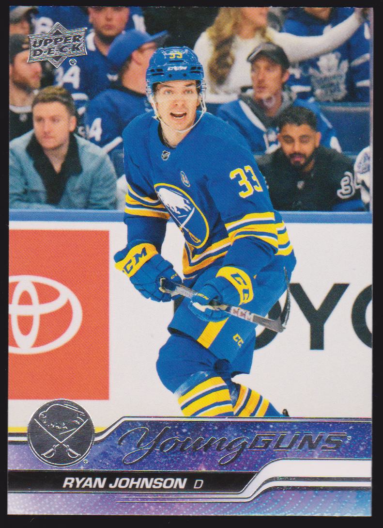 (image for) 2023-24 Upper Deck #719 Ryan Johnson Young Guns RC