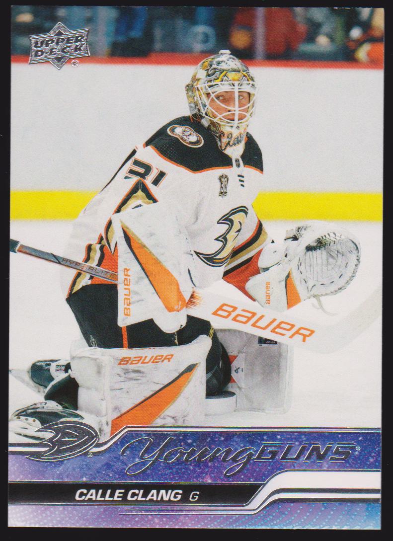 (image for) 2023-24 Upper Deck #709 Calle Clang Young Guns RC