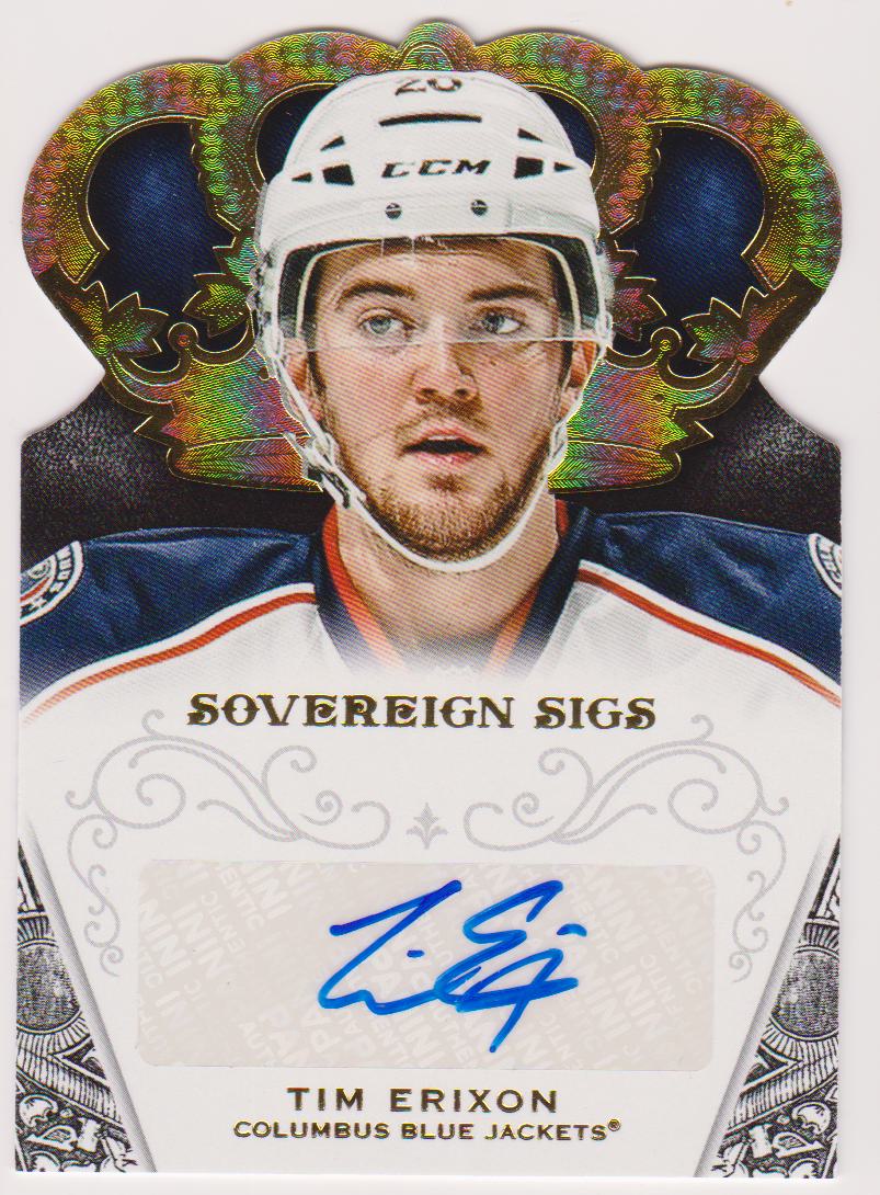 (image for) 2013-14 Crown Royale Sovereign Sigs #SOTER Tim Erixon AUTO