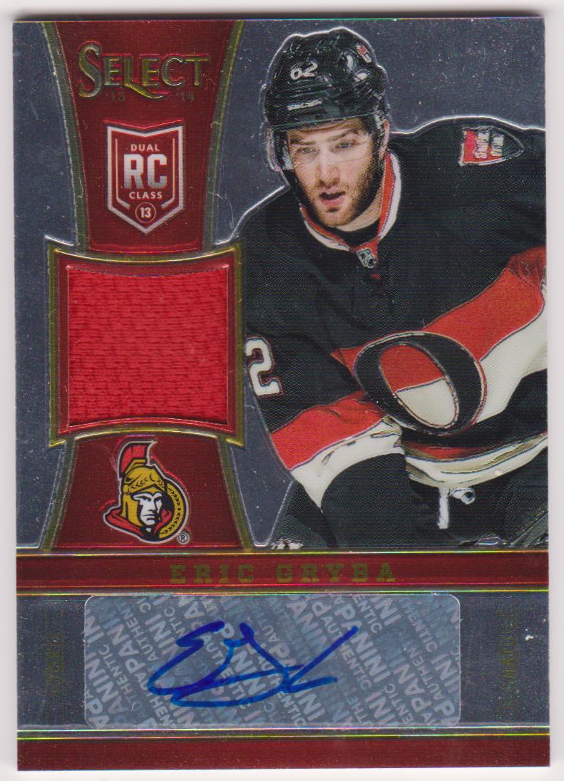(image for) 2013-14 Select Rookies Jerseys Autographs #234 Eric Gryba 023/199