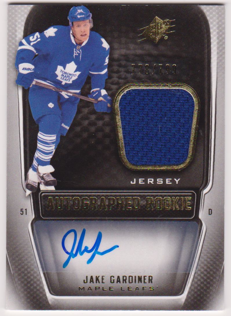 (image for) 2011-12 SPx #194 Jake Gardiner Jerseys AUTO RC