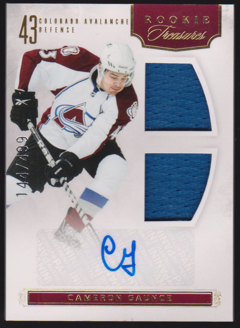 2011-12 Panini Rookie Anthology #165 Cameron Gaunce RC AUTO 144/499 (image for) 2011-12 Panini Rookie Anthology #165 Cameron Gaunce RC AUTO 144/499