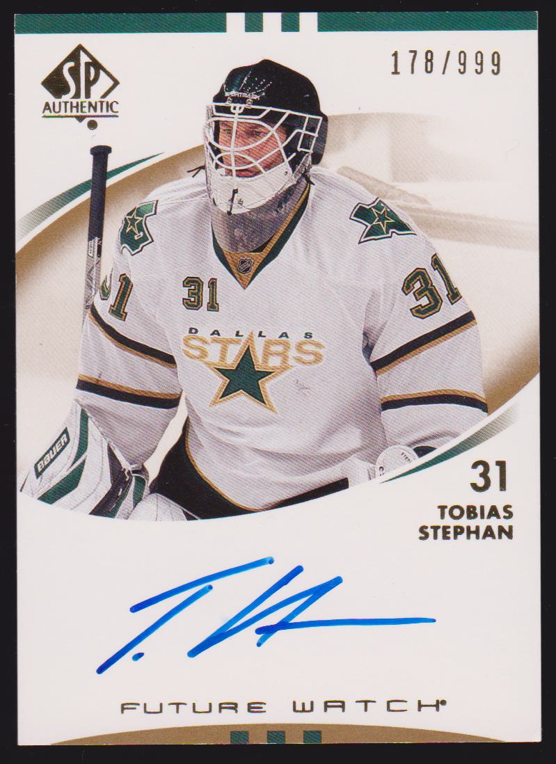 (image for) 2007-08 SP Authentic #211 Tobias Stephan AUTO RC 178/999