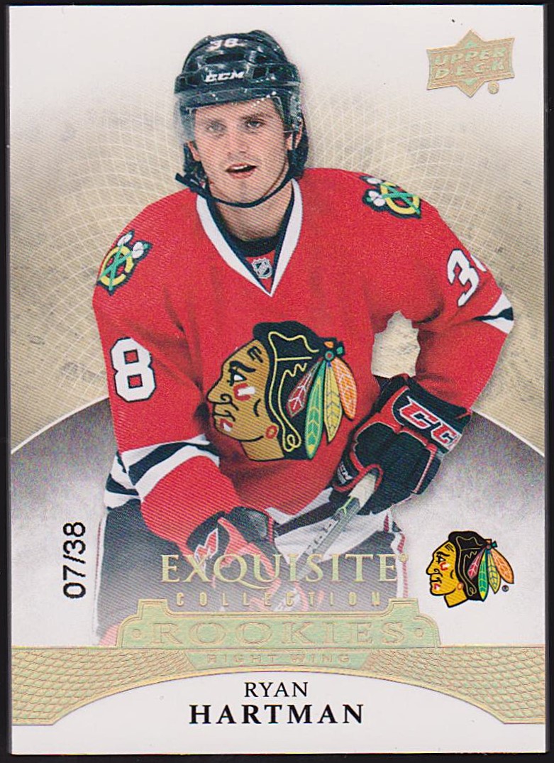 (image for) 2015-16 Exquisite Collection Rookie Gold Spectrum #R15 Ryan Hartman 07/38 - RC Year